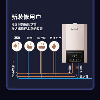 零冷水燃气热水器13升 GQ-13S20FEXQ（天然气）（JSQ25-S20Q）恒温智控系统 家用防冻