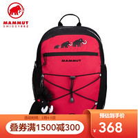 MAMMUT /猛犸象 Zip 女士/儿童安全背包舒适玩偶4L 黑色红色拼接 16L