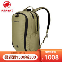 MAMMUT/猛犸象 Seon Shuttle 户外背包时尚多功能包双肩背包登山包旅行包22L 橄榄绿色 22L