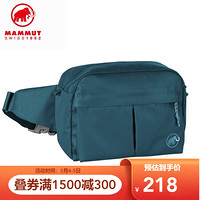 MAMMUT/猛犸象 户外运动休闲腰包胸包帆布版Waistpack Urban 蓝色 3.5L