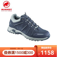 MAMMUT/猛犸象 Convey 户外运动鞋男鞋GTX透气耐磨低帮徒步鞋登山鞋 深海蓝色-灰色 40