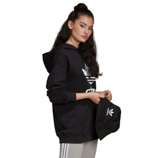 阿迪达斯 ADIDAS 女子 三叶草系列 TRF HOODIE 运动 套头衫 FM3307 M码