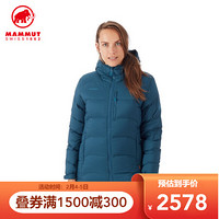 MAMMUT/猛犸象 Xeron IN Hooded 秋冬羽绒服女鹅绒羽绒服防风衣750蓬 深蓝宝石蓝色 M