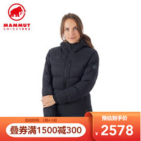 MAMMUT/猛犸象 Xeron IN Hooded 秋冬羽绒服女鹅绒羽绒服防风衣750蓬 黑色 XS