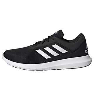 adidas 阿迪达斯 Coreracer 男子跑鞋 FX3581 黑色/白色 39
