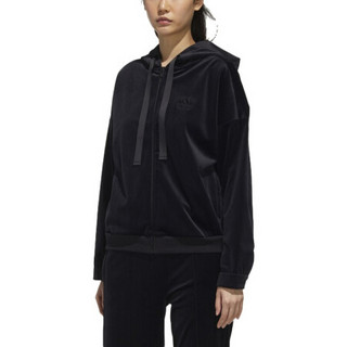 阿迪达斯 ADIDAS 女子 运动型格 STYLE VELOR JKT 运动 夹克/风衣 GM1464 XL码