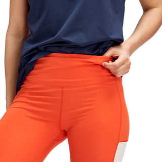 MAMMUT猛犸象Vella女士速干弹力耐磨透气攀岩裤旅行裤 热带橙-月光白 XS