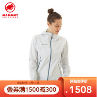 MAMMUT/猛犸象 Masao Light 户外冲锋衣PTX轻量防风衣冲锋衣硬壳夹克外套女 白色 XS