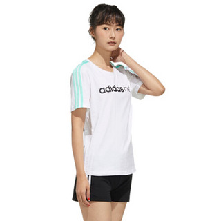 阿迪达斯 ADIDAS NEO 女子 运动休闲系列 W FAVES TSHIRT 运动 T恤 FP7314 XS码