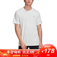 阿迪达斯 ADIDAS 三叶草 男子 FRONT BACK TEE 运动 T恤 FM3348 XL码