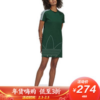 阿迪达斯 ADIDAS 三叶草 女子 Adicol TDress 运动 连衣裙 GJ6583 S码