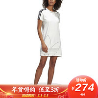 阿迪达斯 ADIDAS 三叶草 女子 Adicol TDress 运动 连衣裙 GK3772 XS码