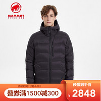 MAMMUT猛犸象Xeron男士防风防水轻便保暖750蓬羽绒服外套 黑色 XS