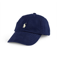 Ralph Lauren/拉夫劳伦男童 经典款棉质卡其棒球帽 30082 B82-海军蓝 5-7岁