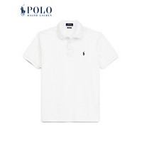 Ralph Lauren/拉夫劳伦男装 经典款定制修身弹力Polo衫10549 E86-白色 XXL