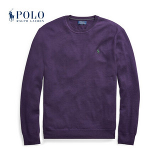 Ralph Lauren/拉夫劳伦男装 经典款修身美利奴针织毛衫10702 D62-紫色 L