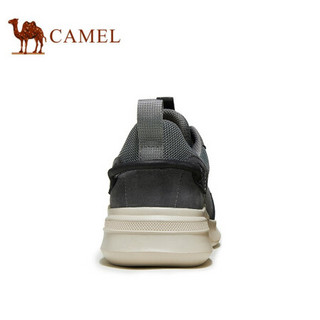 骆驼（CAMEL） 百搭轻盈运动复古户外休闲鞋潮型男 A032307980 灰/黑 38