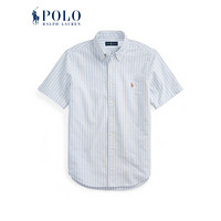 Ralph Lauren/拉夫劳伦男装 经典款牛津布衬衫11079 B35-蓝色条纹 XS