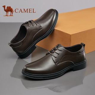 CAMEL/骆驼 A112287390 男款商务正装皮鞋 暗棕 41