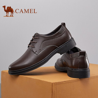 CAMEL/骆驼 A112287390 男款商务正装皮鞋 暗棕 41