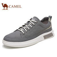 骆驼（CAMEL） 帆布鞋男休闲板鞋时尚男鞋 A112188250 灰色 42