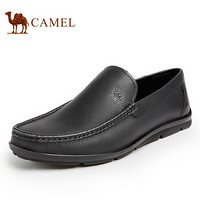 CAMEL/骆驼  A112205030 男士商务休闲皮鞋 黑色 41