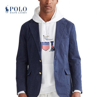 Ralph Lauren/拉夫劳伦男装 经典款弹力斜纹布西装外套11152 B82-海军蓝 XS