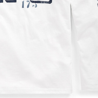 Ralph Lauren/拉夫劳伦男童 经典款棉质图案长袖T恤32072 E86-白色 S
