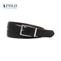 Ralph Lauren/拉夫劳伦男配 经典款双面两用皮革腰带50764 B18-黑色 40