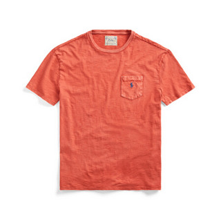 Ralph Lauren/拉夫劳伦男装 经典款定制修身版型口袋T恤12056 600-红色 XXL