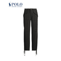 Ralph Lauren/拉夫劳伦女装 经典款斜纹布工装裤21365 001-黑色 8 S