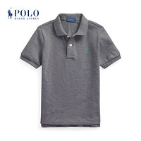 Ralph Lauren/拉夫劳伦男童 经典款棉质网布Polo衫33287 020-灰色 7