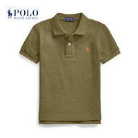 Ralph Lauren/拉夫劳伦男童 经典款棉质网布Polo衫33290 300-绿色 4