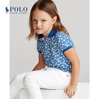 Ralph Lauren/拉夫劳伦女童 经典款地球Polo衫33471 400-蓝色 6