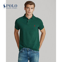 Ralph Lauren/拉夫劳伦男装 经典款定制修身版型网眼Polo衫12200 300-绿色 XS
