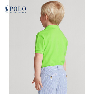 Ralph Lauren/拉夫劳伦男童 经典款网布Polo衫33632 300-绿色 6