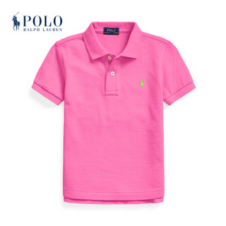 Ralph Lauren/拉夫劳伦男童 经典款网布Polo衫33628 650-粉红色 6