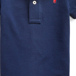 Ralph Lauren/拉夫劳伦男婴 经典款网格网球连体衣33796 400-蓝色 6M