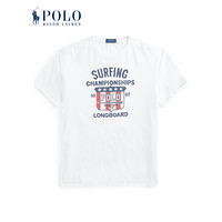 Ralph Lauren/拉夫劳伦男装 经典款定制修身图案T恤12518 100-白色 XS