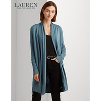 Lauren/拉夫劳伦女装 经典款开襟针织毛衫60365 400-蓝色 L