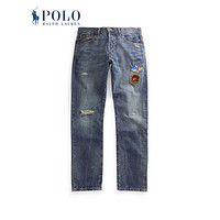 Ralph Lauren/拉夫劳伦男装 经典款Sullivan修身版型补丁牛仔裤12918 400-蓝色 28/30