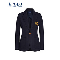 Ralph Lauren/拉夫劳伦女装 经典款双面针织提花西装外套21833 410-海军蓝 12