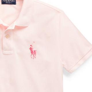 RALPH LAUREN 拉尔夫·劳伦 Pink Pony系列 女士短袖POLO衫  WMPOKNINN820627 粉红色 S