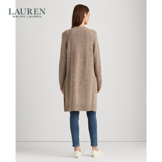 RALPH LAURENLauren/拉夫劳伦女装 经典款网眼混纺针织开襟衫60417 200-棕色 XXS