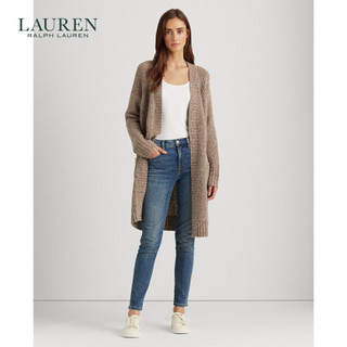 RALPH LAURENLauren/拉夫劳伦女装 经典款网眼混纺针织开襟衫60417 200-棕色 XXS