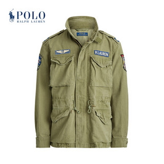 Ralph Lauren/拉夫劳伦男装 经典款斜纹野战短夹克12820 300-绿色 XL