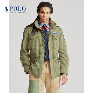 Ralph Lauren/拉夫劳伦男装 经典款斜纹野战短夹克12820 300-绿色 XL