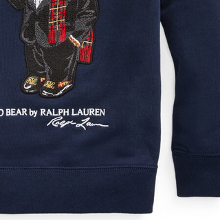 Ralph Lauren/拉夫劳伦男童 2020年冬季咖啡Polo小熊起绒布运动衫34564 410-海军蓝 5