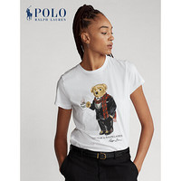 Ralph Lauren/拉夫劳伦女装 2020年冬季热可可Polo小熊T恤21899 100-白色 L