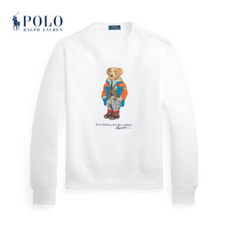 Ralph Lauren/拉夫劳伦男装 2020年冬季小熊起绒布运动衫12958 100-白色 M
